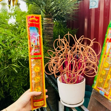 Túi 330 Nén Hương Bài Tàn Hồng – Hương Nhang Cao Cấp, Thơm Lâu, An Toàn, Giá 42.000đ