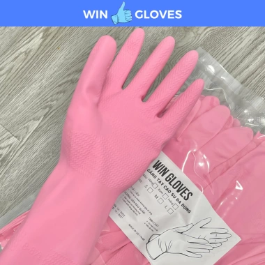 Túi 40 chiếc Găng tay WIN GLOVES hồng Chống thấm nước, chống trượt 220.000₫