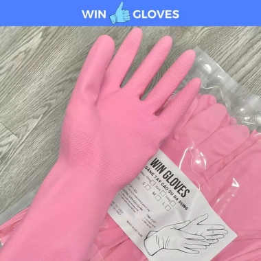 Túi 40 chiếc Găng tay WIN GLOVES hồng Chống thấm nước, chống trượt 220.000₫