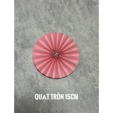 Túi 5 cái Quạt giấy tròn 15cm - Trang trí bàn tiệc, hộp quà Tết, giảm còn 48.950đ 10