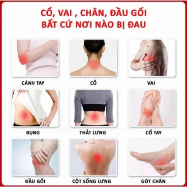 Túi 50 miếng Cao dán gừng giảm đau xương khớp, tê bì tay chân - Giá 15.000đ 5