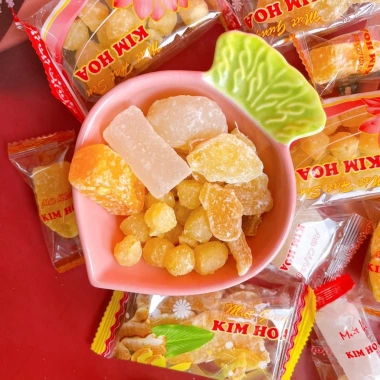 Túi 500g Mứt Tết Truyền Thống Bí, Củ Năng, Hạt Sen, Gừng - Ép Từng Viên, Chỉ 68.999₫ 5