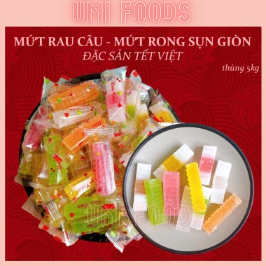 Túi 500g Mứt Tết Truyền Thống Bí, Củ Năng, Hạt Sen, Gừng - Ép Từng Viên, Chỉ 68.999₫ 10