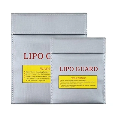 Túi An Toàn Pin LiPo SMILE 18x23/30x23 - Phụ Kiện RC Bảo Vệ Sạc Đen Bạc Chống Gỉ - 86.900₫ 4