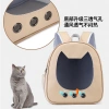 Túi ba lô mèo đeo vai không gian rộng, trong suốt nhạt, thoáng khí - Đồ dùng cho thú cưng, giá ưu đãi 115.500₫