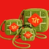 Túi bánh chưng len cho bé - Đeo điện tết 7*7 10*10 11*11, chỉ 39.000 VND