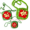 Túi bánh chưng len cho bé - Đeo điện tết 7*7 10*10 11*11, chỉ 39.000 VND 3