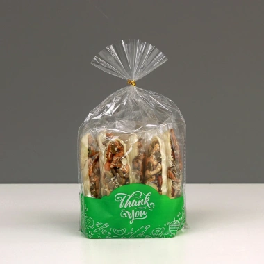 Túi Bánh Mì Ngọt 1kg Xếp Đáy 19x25cm Giá Rẻ Kèm Dây Cột Gold Pack Việt Nam