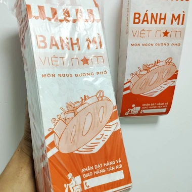 Túi bánh mì XẾP HÔNG giấy trắng 1.000 túi - Giá ưu đãi 290.000 VNĐ, chất lượng cao, bảo quản tươi ngon