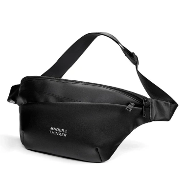 Túi Bao Da PU Đeo Chéo Unisex ROCKY Nhỏ Gọn, Chống Trượt Nước, Thời Trang MONZI 195k