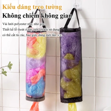 Túi bao nylon treo tường HABO - ống dài tiện lợi, tối ưu không gian, 20.000₫