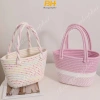 Túi Bảo Quản Di Động Cotton Bện Pink Twist Phong Cách Kỳ Nghỉ Biển Giá 105.840₫