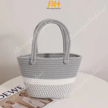 Túi Bảo Quản Di Động Cotton Bện Pink Twist Phong Cách Kỳ Nghỉ Biển Giá 105.840₫ 3