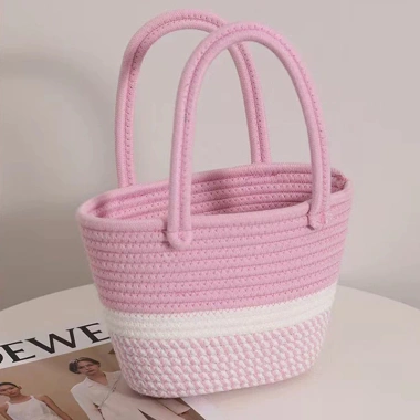 Túi Bảo Quản Di Động Cotton Bện Pink Twist Phong Cách Kỳ Nghỉ Biển Giá 105.840₫ 10