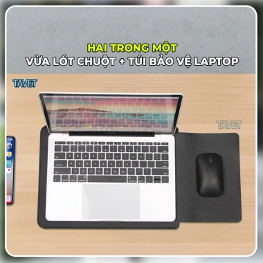 Túi Bảo Vệ Chống Sốc MacBook Air/Pro, Asus, Acer 11.6-14.6 inch - Da PU Cao Cấp Tavert, Giá chỉ 62.688 VND 2