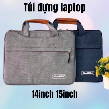 Túi bảo vệ Laptop COOLBELL Đệm chống sốc, chống thấm nước, size 13-15.6 inch - Giá 49.000₫