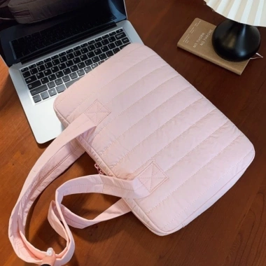 Túi Bảo Vệ Laptop HOUCHU 14 inch Chống Sốc Đa Năng, Túi Đeo Vai Màu Trơn Du Lịch