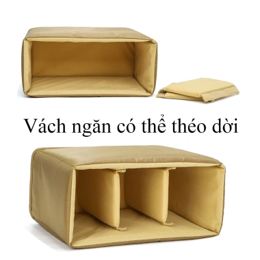 Túi bảo vệ máy ảnh Sccotton SC09 - Vách ngăn tháo dời, vừa túi, balo, giá 250.000đ 6