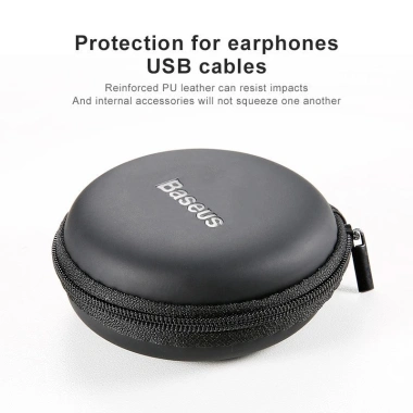 Túi Baseus mini cứng bảo vệ tai nghe, cáp USB, thẻ nhớ SD/TF - Giá chỉ 58.000đ giảm mạnh