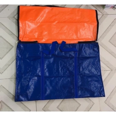 Túi Bạt Dây Kéo Đựng Quần Áo Màu Xanh Cam - Nhiều Size, Giá Ưu Đãi 52K