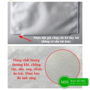 Túi Bọc Bưởi, Ổi, Xoài, Nhãn, Nho – Chống Côn Trùng, Vải Không Dệt, Dây Rút Kẽm 35.000đ 9
