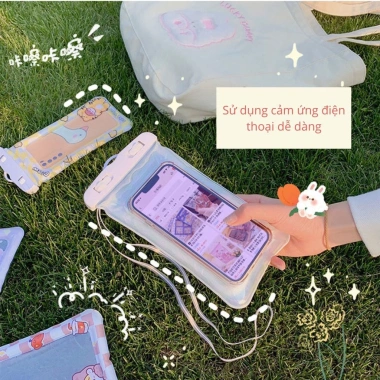 Túi bọc điện thoại chống nước viền phao nổi trên nước, đi mưa, bơi, du lịch tiện lợi họa tiết đáng yêu - 17.568₫ 3 Túi bọc điện thoại chống nước viền phao nổi trên nước, đi mưa, bơi, du lịch tiện lợi họa tiết đáng yêu - 17.568₫ 3