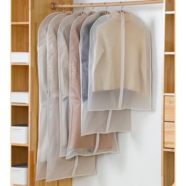 Túi bọc kín quần áo, chống bụi, khóa kéo, chống thấm nước, đa kích thước 13.000₫ 3