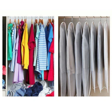 Túi Bọc Quần Áo Hmart Dày Chống Bụi, Khóa Kéo, Chống Thấm - Giá Ưu Đãi 16.500 VND