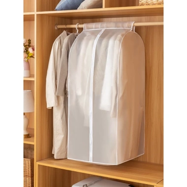 Túi bọc quần áo Living C bigsize chống bụi, chống thấm, khóa kéo giá 89.000₫