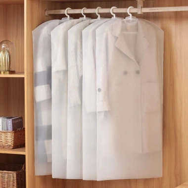 Túi bọc quần áo PEVA trong suốt chống bụi, treo tủ đa kích cỡ TD38 – 45.000đ 10