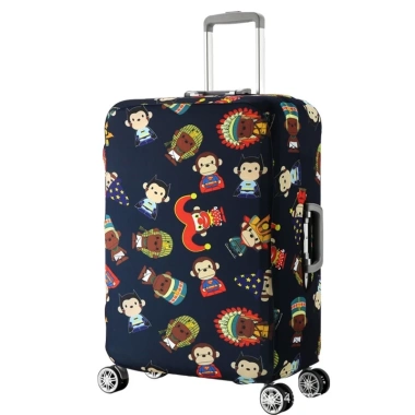 Túi bọc vali BELLO MONDO chống thấm, vải thun dày dặn - Áo trùm + thẻ tên 129k