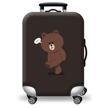 Túi bọc vali Gấu Brown 4 chiều co giãn vải thun dày chống trầy - Giá 99.000đ