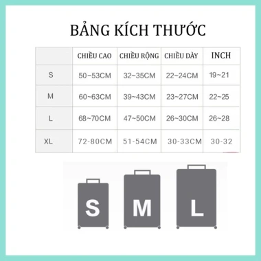 Túi Bọc Vali Hành Lý Dày Dặn Chắc Chắn Mẫu Duck - Giá 150.000 VNĐ