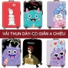 Túi bọc vali Monster vải thun co giãn mạnh, áo trùm vali dày dặn, chống bụi - Giá chỉ 139k