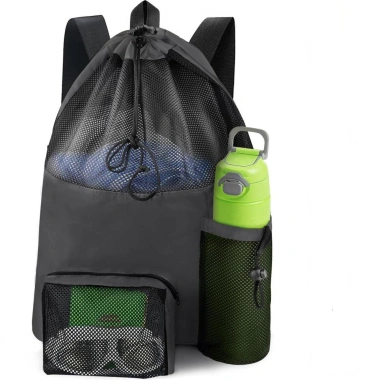 Túi bơi Blackon ba lô lưới nylon dây rút chống nước tiện lợi cho chuyến đi biển giá 212.960 VND