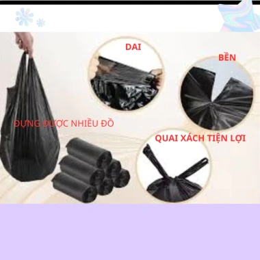 Túi Bóng Đen Dày Siêu Dai 1-25kg - Đựng Hàng, Rác Đẹp, Giá 46k (Giảm 9k) 3