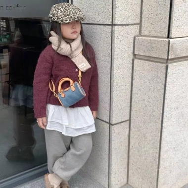 Túi Boston Đeo Vai Bé Gái Màu Đỏ Năm Mới – Thời Trang Trẻ Em, Giảm Giá