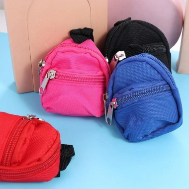 Túi Búp Bê 1/6 WEETW Dây Kéo Giáng Sinh cho Đồ Chơi Trẻ Em Trang Trí Nhà Schoolbag