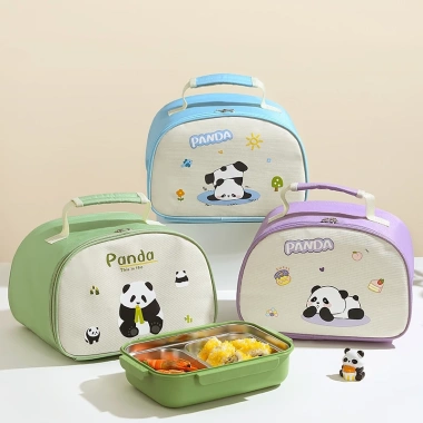 Túi Cách Nhiệt Gấu Trúc YM77 - Thực Phẩm, Hộp Cơm Trưa, Chống Thấm, Xách Ngoại 6 Túi Cách Nhiệt Gấu Trúc YM77 - Thực Phẩm, Hộp Cơm Trưa, Chống Thấm, Xách Ngoại 6