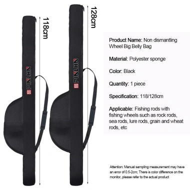 Túi cần câu NAMSHEVA 118/128cm cuộn gọn, dây đeo vai - Câu cá di động giá 109k