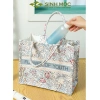 Túi canvas đa năng M3.051 Sinh Mộc – Túi tote họa tiết hoa ly, túi đi biển, du lịch, chỉ 140.000₫ 2