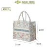 Túi canvas đa năng M3.051 Sinh Mộc – Túi tote họa tiết hoa ly, túi đi biển, du lịch, chỉ 140.000₫ 3