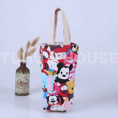 Túi canvas đựng bình giữ nhiệt, ly cốc nước tiện lợi đi học, đi làm - 38.000₫ 6