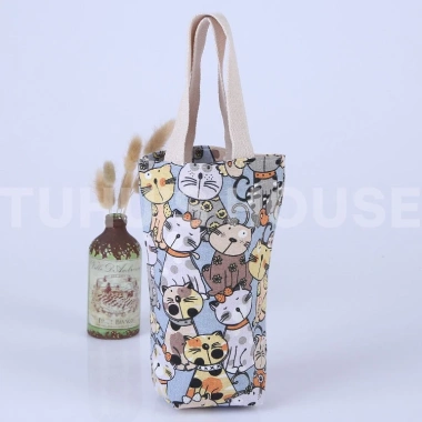 Túi canvas đựng bình giữ nhiệt, ly cốc nước tiện lợi đi học, đi làm - 38.000₫ 9