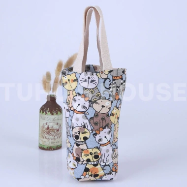 Túi canvas đựng bình giữ nhiệt, ly cốc nước tiện lợi đi học, đi làm - 38.000₫ 10