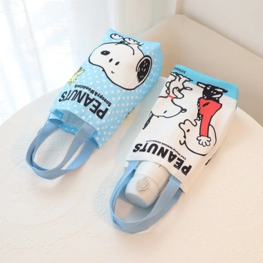 Túi canvas đựng bình nước giữ nhiệt in hình Snoopy dễ thương - 75.735₫ 2