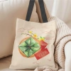 Túi canvas vải bố in bánh chưng Tết Việt Nam - Tùy chỉnh, chất liệu bền, 48.720₫