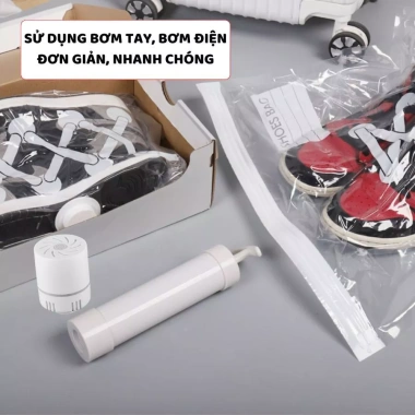Túi Chân Không Bảo Quản Giày Dép M002 - Chống ẩm mốc, Đựng Vali, Giá chỉ 10.900₫ 8