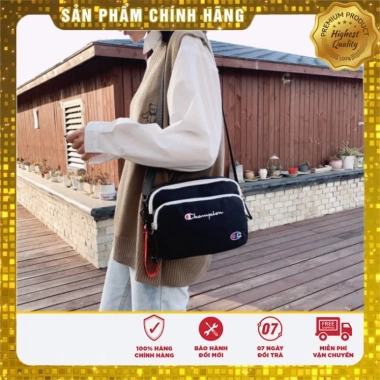Túi chéo dạ dày nam nữ unisex canvas CHAMPION VER 2, đeo vai, đeo bụng, thời trang đi học, dạo phố Steven 439.500 VND