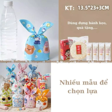 Túi Chia Quà BalloonA - Đựng Bánh Kẹo Sinh Nhật, Cookie, Quà Trung Thu - 8.000₫